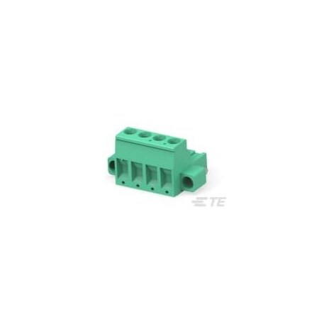Te Connectivity 4 POS TERMI-BLOK PLUG RT ANGLE 796858-4